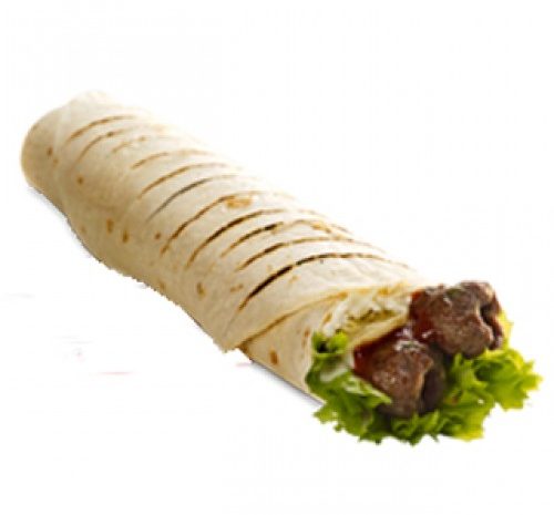 Wrap with Lamb Shish Kebab